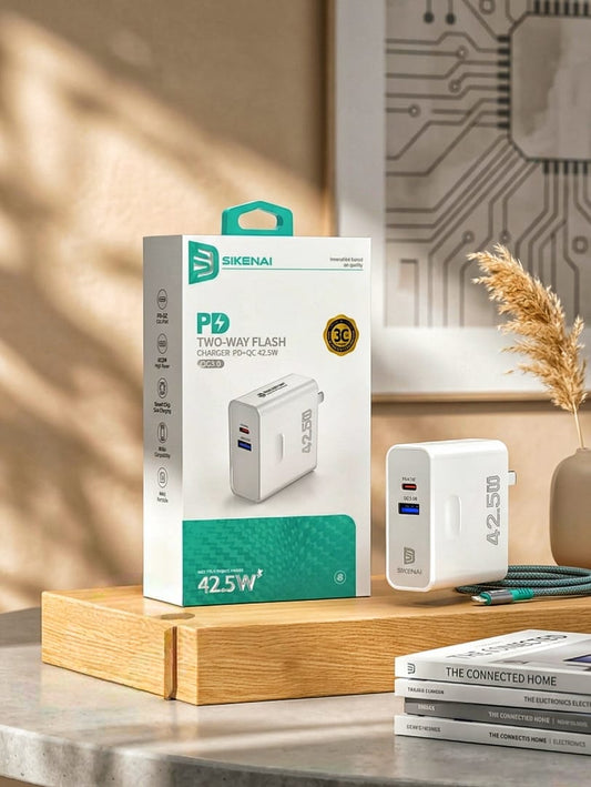 SIKENAI 42.5W Two-Way Flash Charger