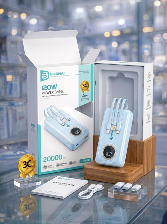 SIKENAI 120W Power-Bank 20000 mAh
