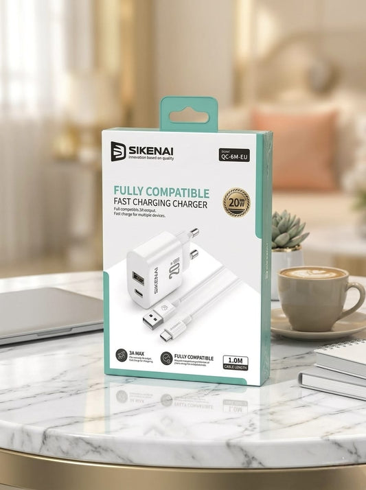 SIKENAI 20W Dual Port Fast Charger